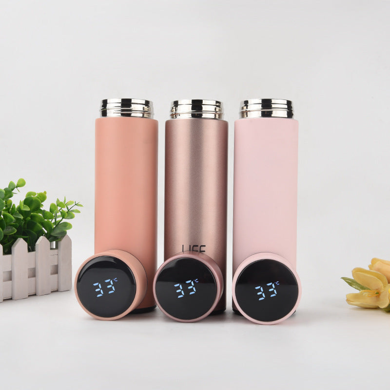 Stainless Steel Smart Vacuum Flask Straighten The Car Easily