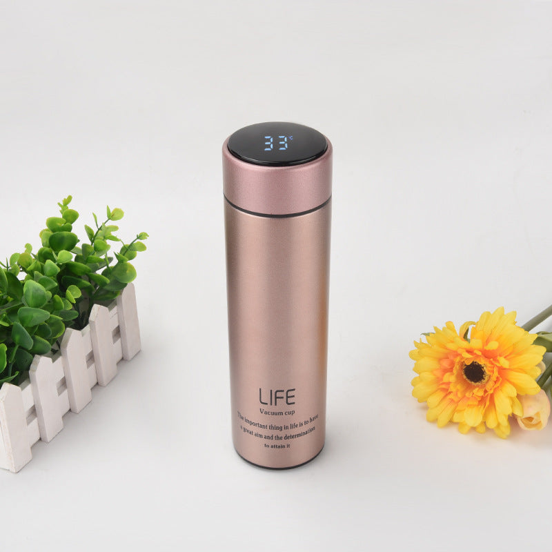 Stainless Steel Smart Vacuum Flask Straighten The Car Easily